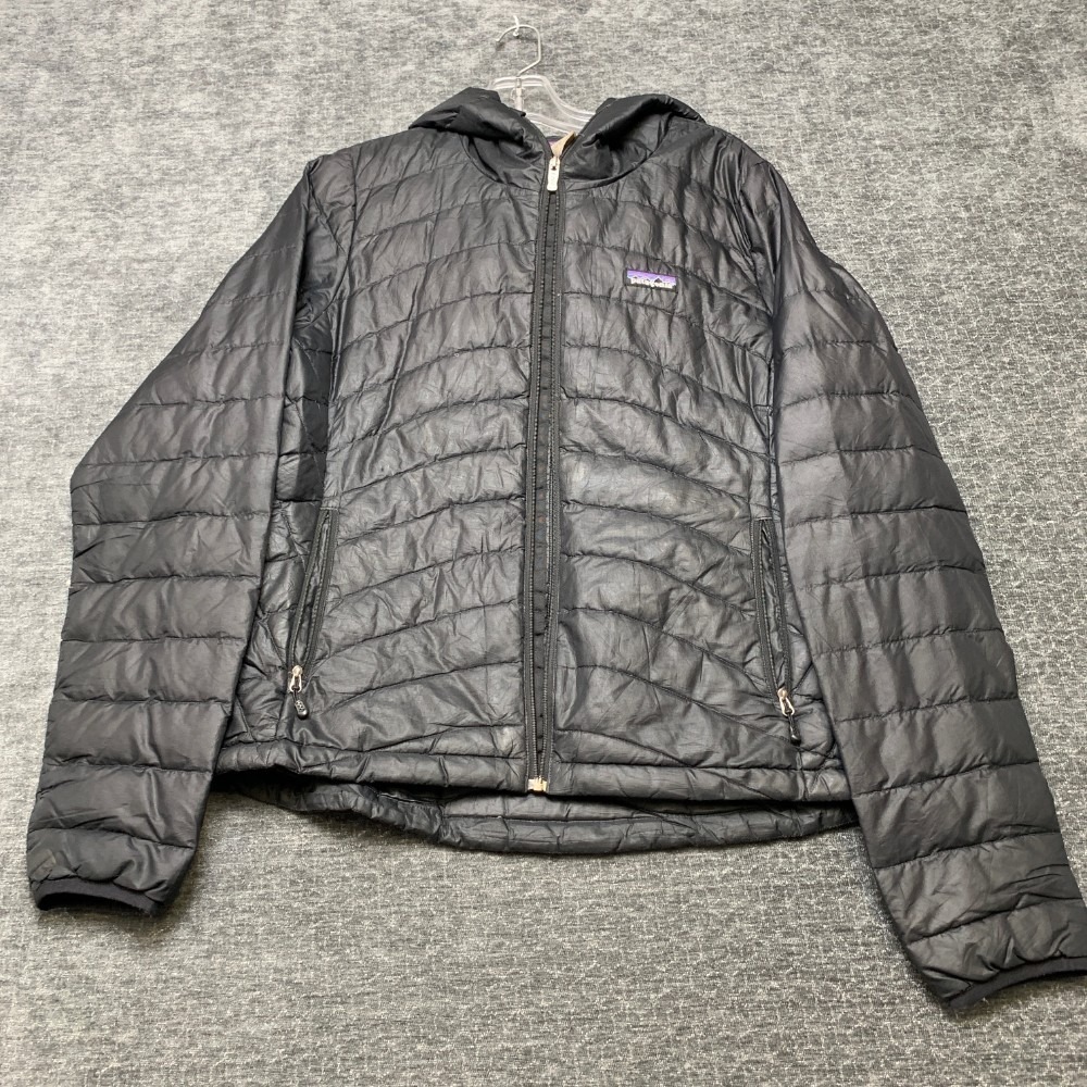 Patagonia Nano Puffer Jacket Womens M  Black Quilted Winter Outdoor Full Zip